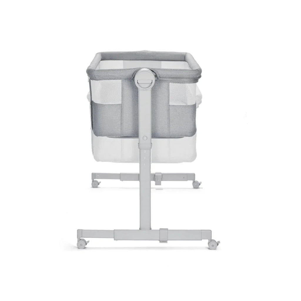Kinderkraft Nestee Up 2 Bedside Crib - Full Light Grey