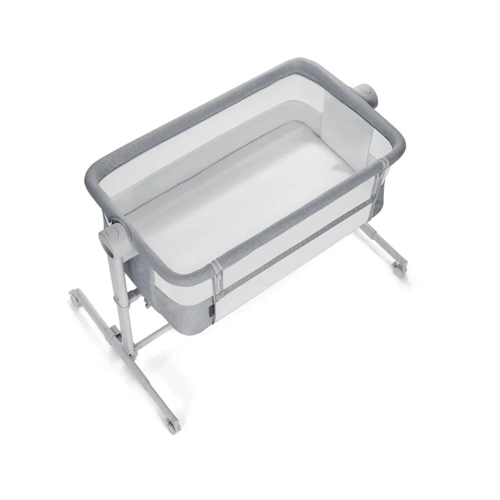 Kinderkraft Nestee Up 2 Bedside Crib - Full Light Grey