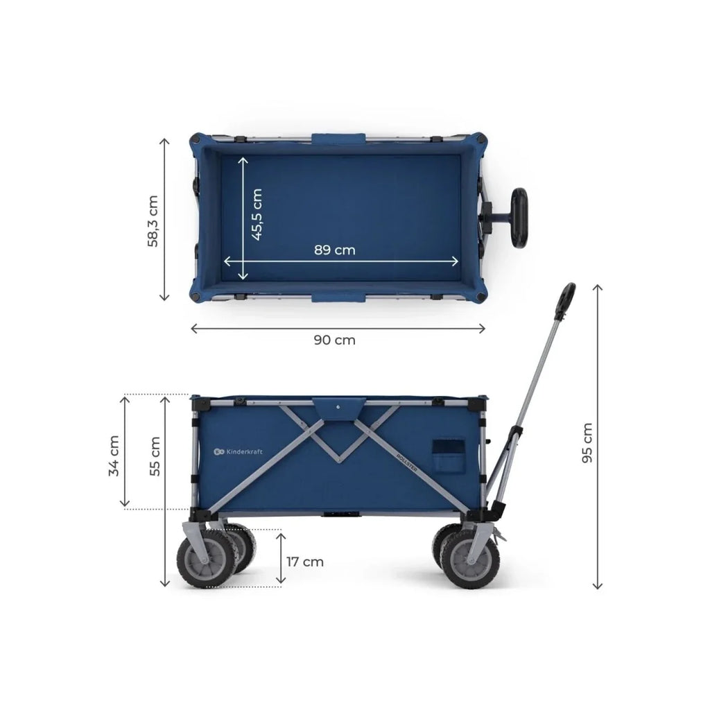 Kinderkraft Rollster Wagon - Night Blue