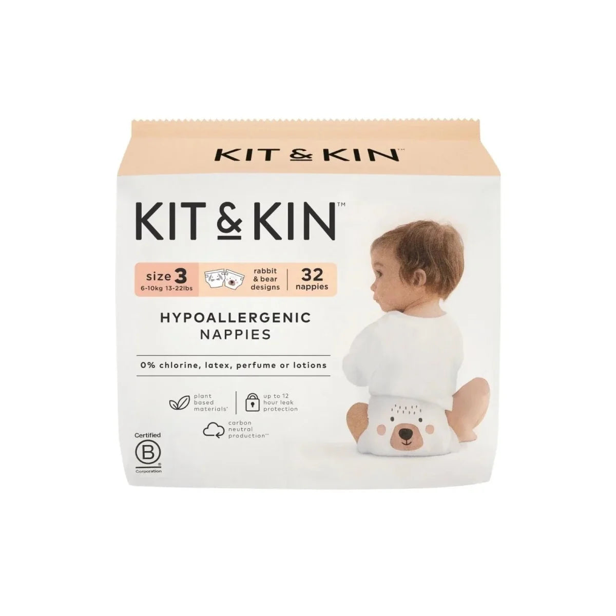 Kit & Kin Nappies Size 3 - 32 nappies