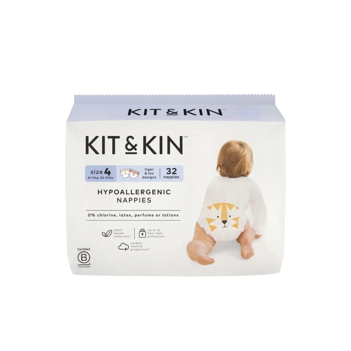 Kit & Kin Nappies Size 4 - 32 nappies