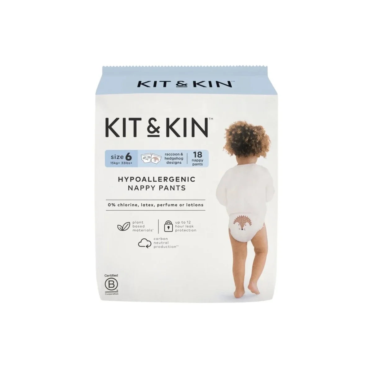 Kit & Kin Pull-Ups Size 6 - 18 nappies