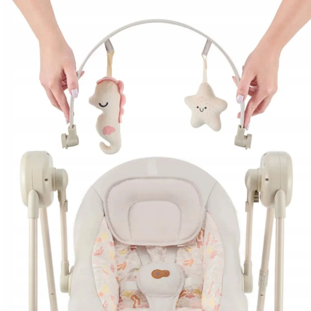 Kinderkraft Swingee Electric Rocker/Bouncer - Beige