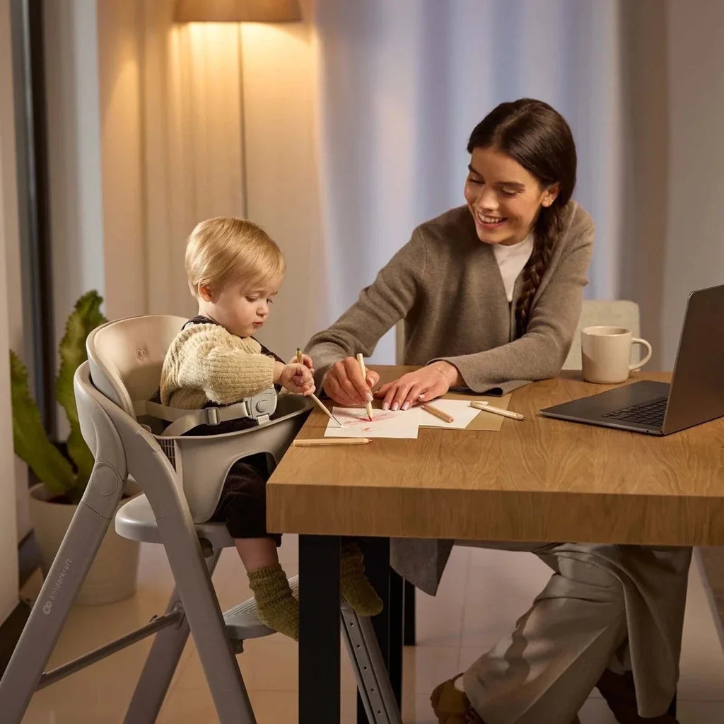 Kinderkraft Tino 3-in-1 Highchair - Beige