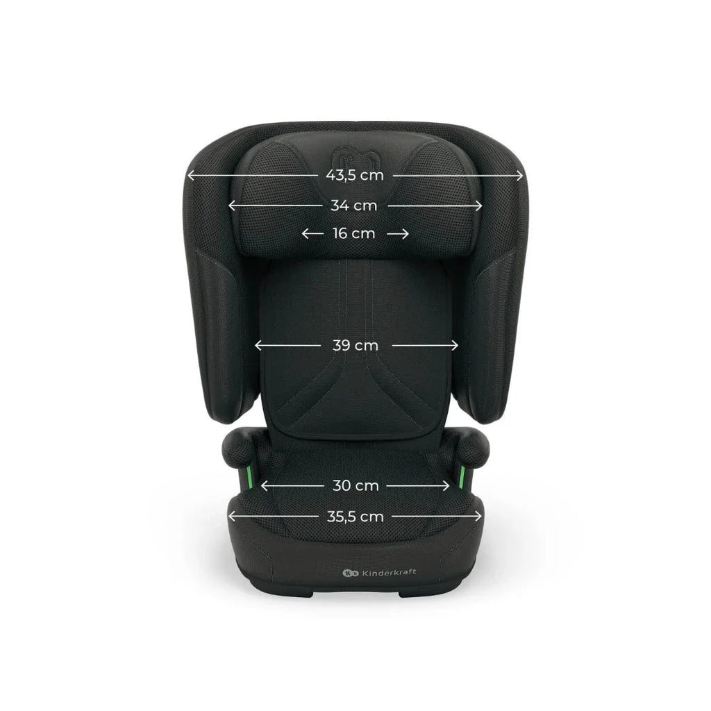 Kinderkraft UNITY 2 i-Size Group 2/3 Car Seat - Black