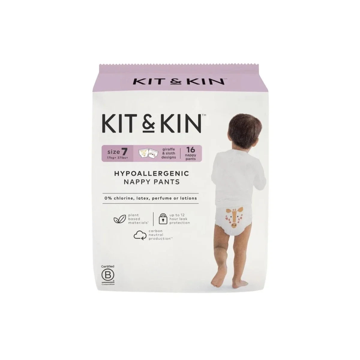 Kit & Kin Pull-Ups Size 7 - 16 nappies