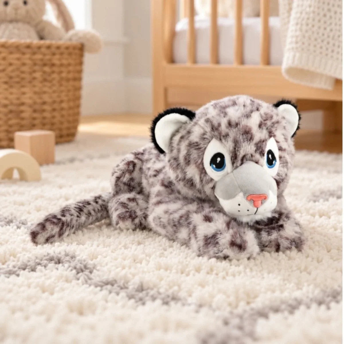 Keeleco Snow Leopard 60cm Soft Toy
