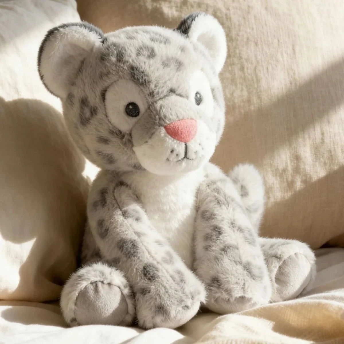 Keeleco Baby Snuggles Snow Leopard 25cm