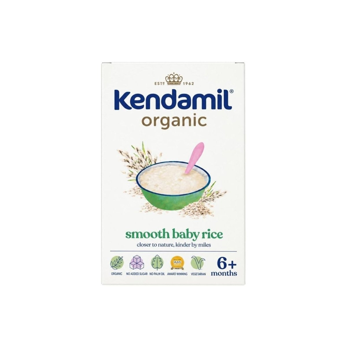Kendamil Organic Baby Rice 6+ months 120g