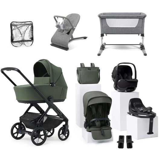 Jane Keep Trio Kombibaby 360 Lie-Flat Car Seat Travel System + Nursery Bundle