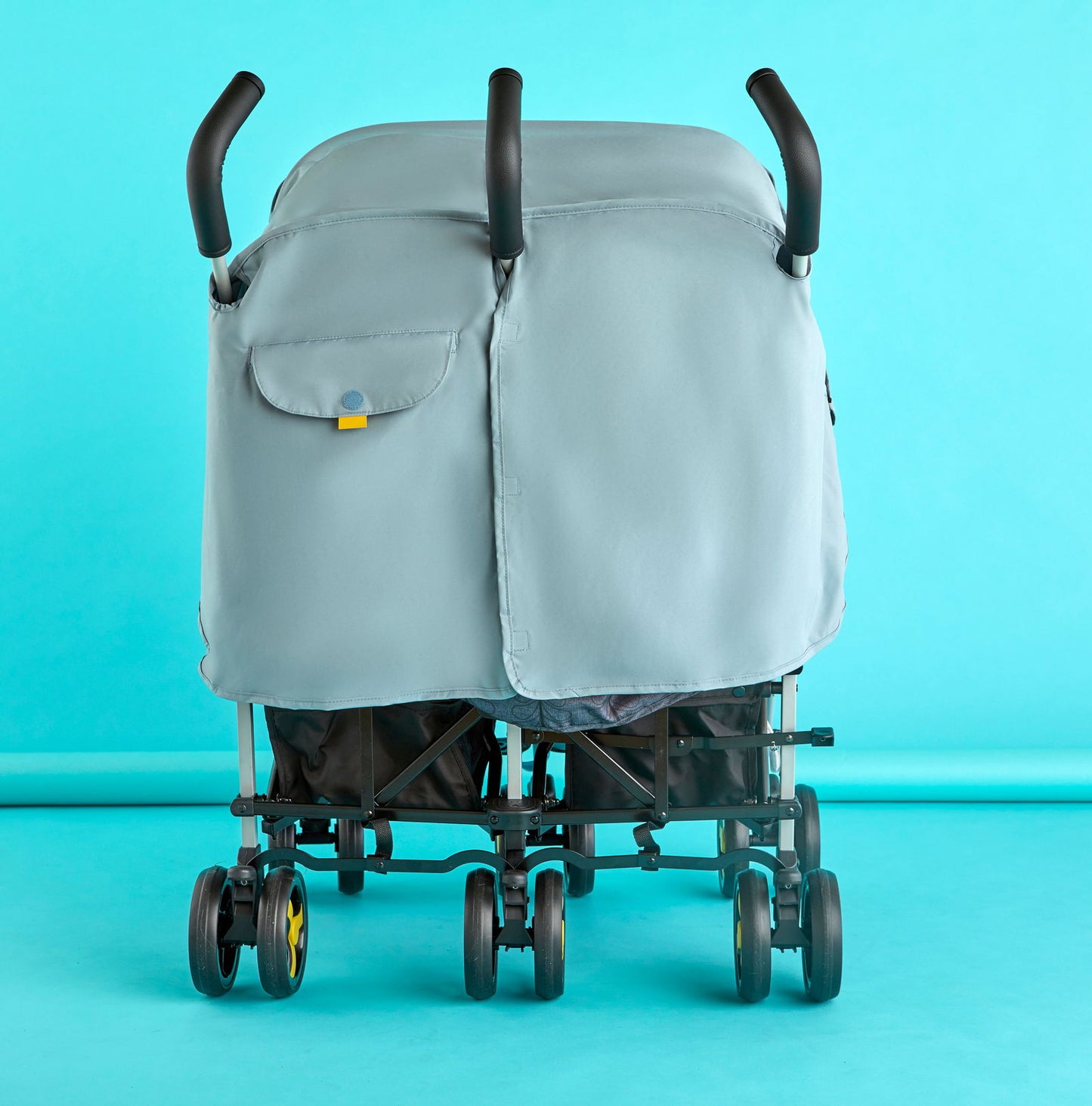 Koo-Di Universal Double Stroller Raincover (Splish Splosh) - Little Lug