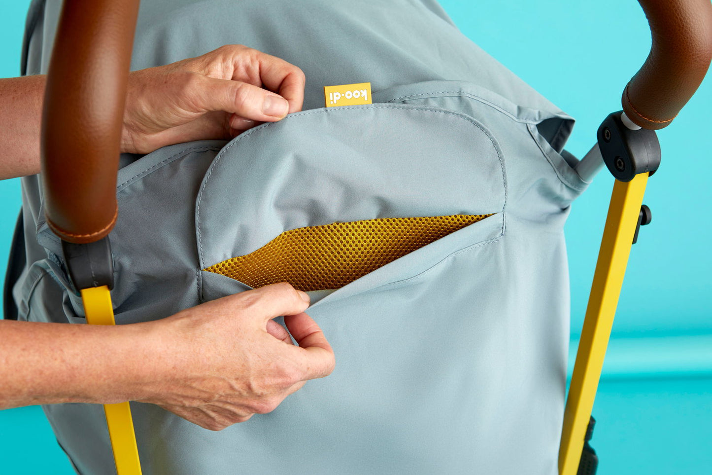 Koo-Di Universal Double Stroller Raincover (Splish Splosh) - Little Lug