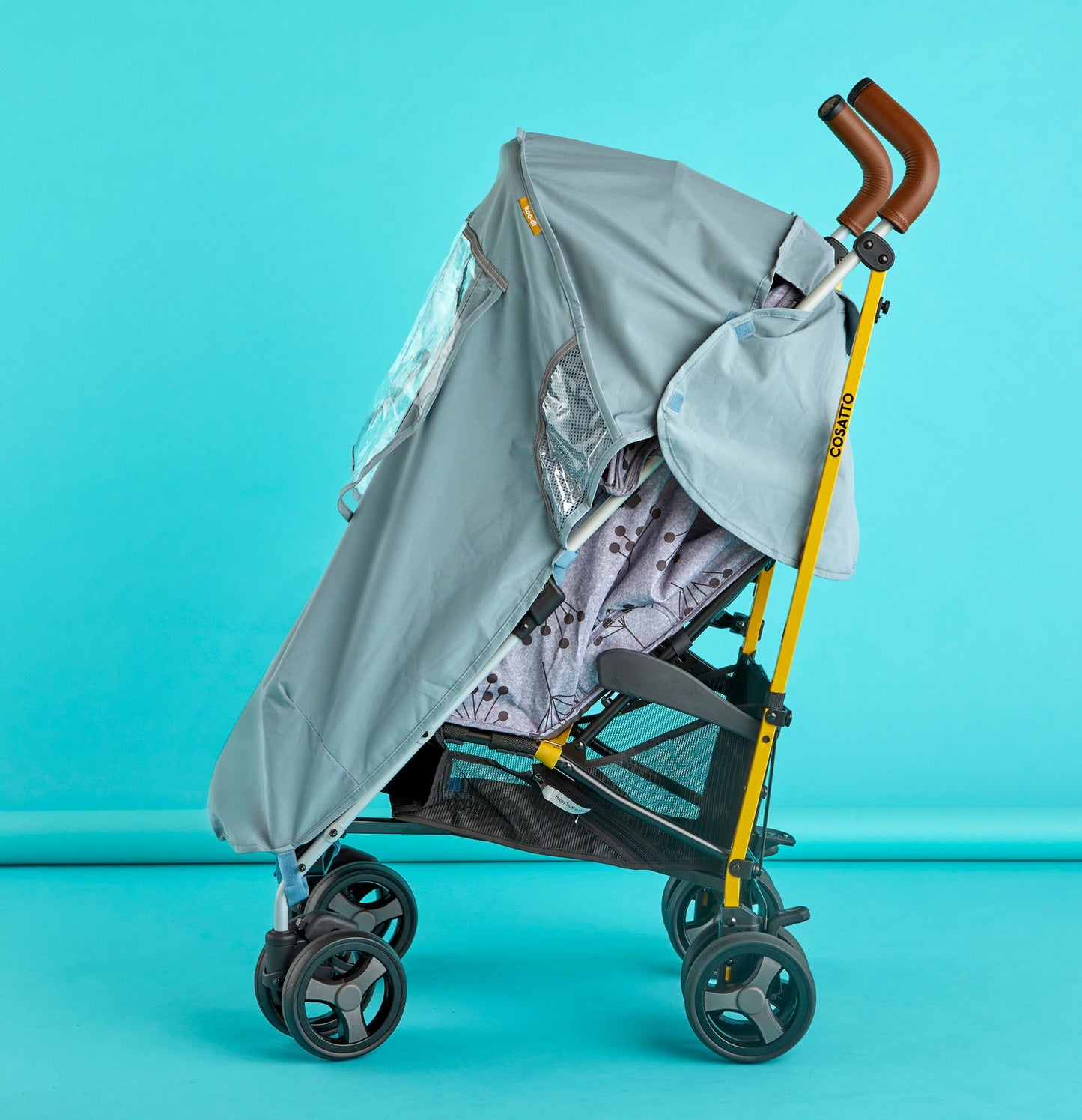 Koo-Di Universal Stroller Raincover (Splish Splosh) - Little Lug