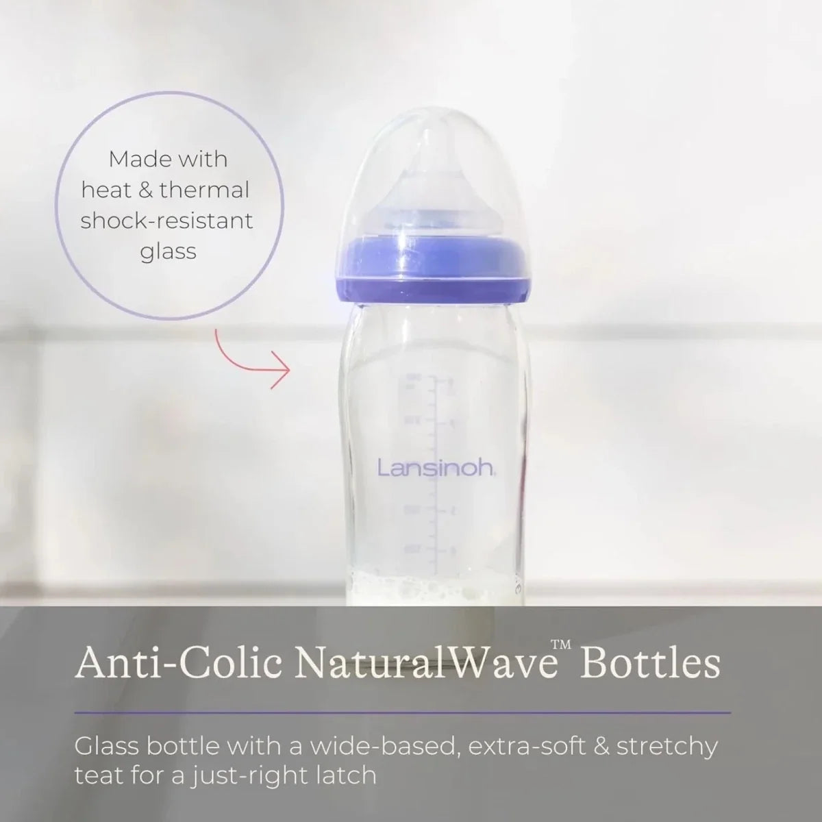 Lansinoh Glass Bottle 240ml
