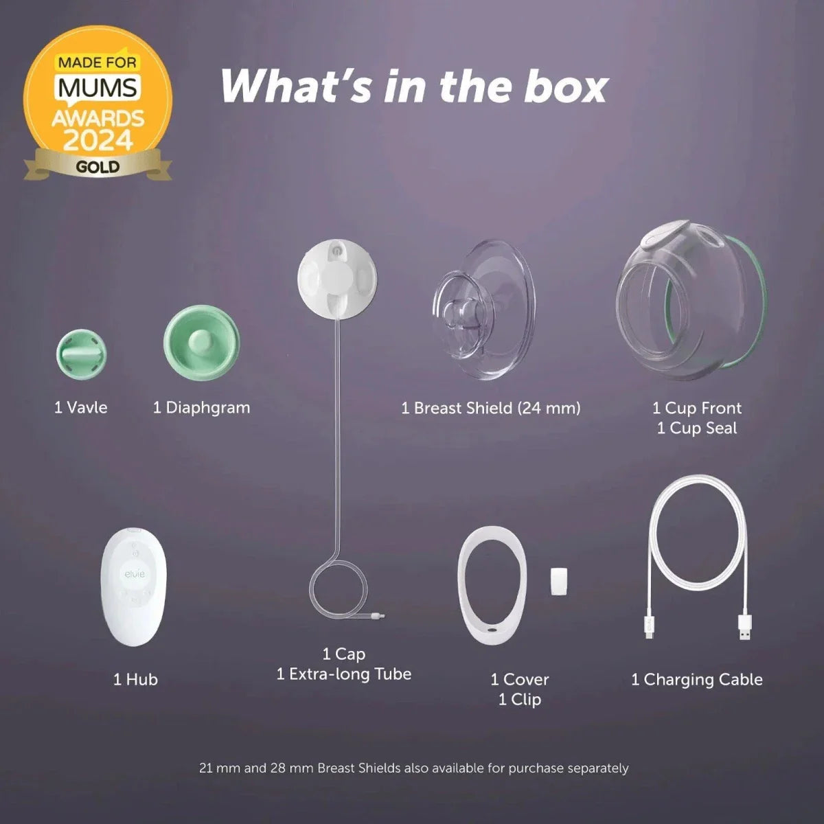 Elvie Stride Hands Free Single Electric Breast Pump