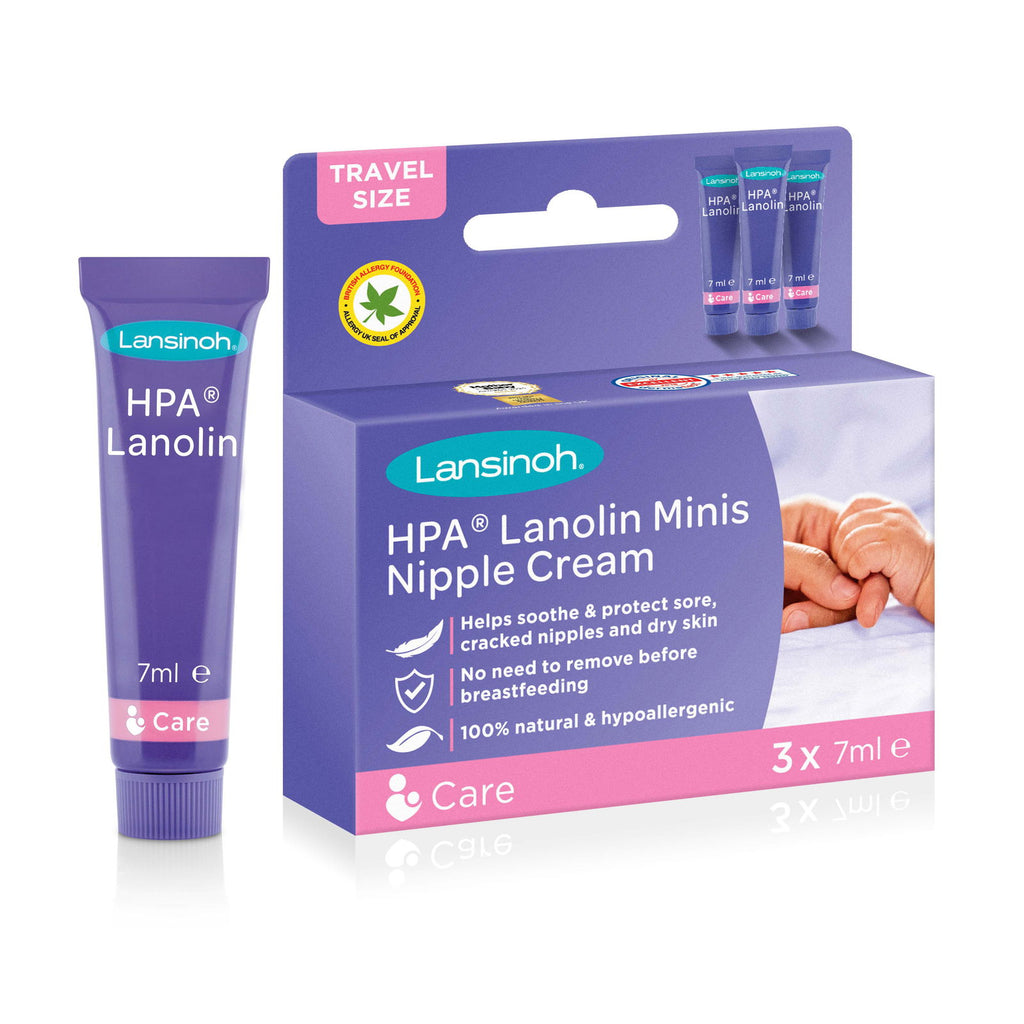 Lansinoh Lanolin Nipple Cream Minis 7mls (Pack of 3) - Little Lug