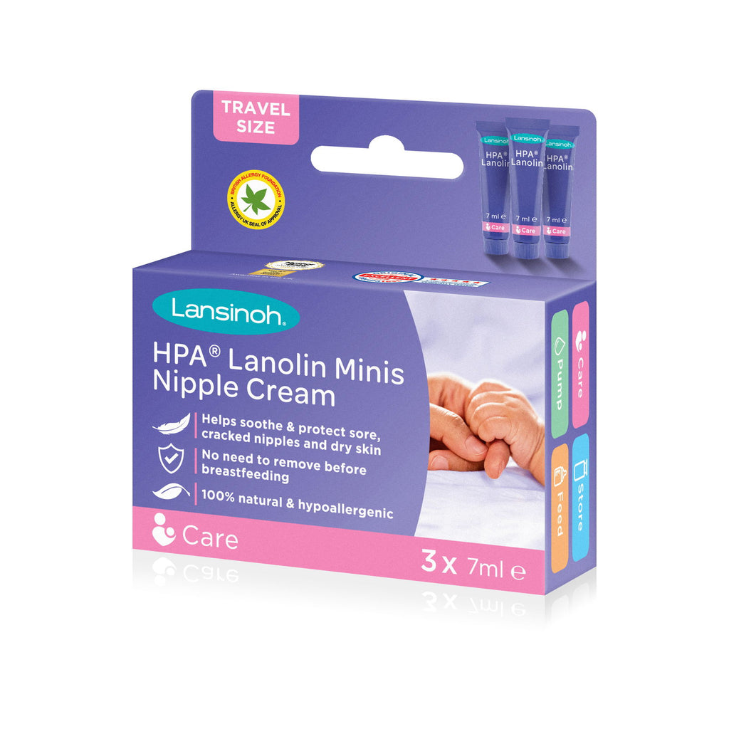 Lansinoh Lanolin Nipple Cream Minis 7mls (Pack of 3) - Little Lug
