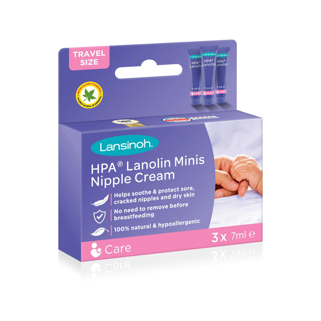 Lansinoh Lanolin Nipple Cream Minis 7mls (Pack of 3) - Little Lug