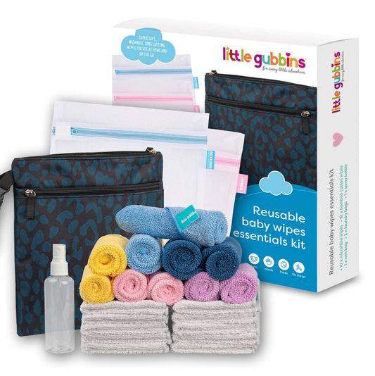 Little Gubbins Reusable Baby Wipes Essential Kit - Little Lug