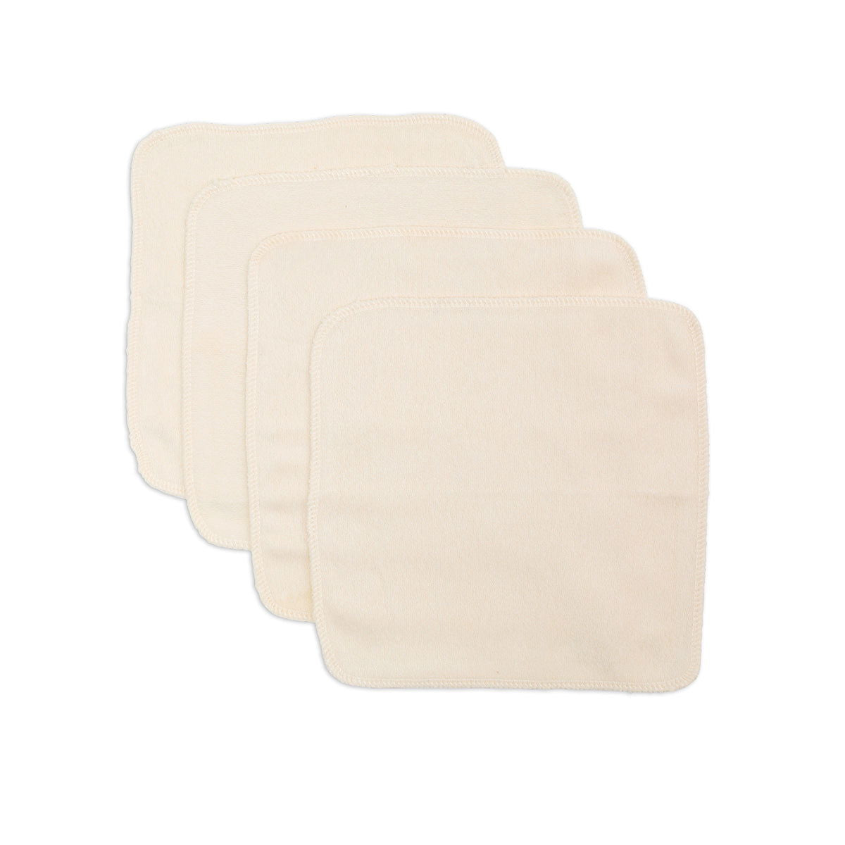Lulujo Organic Cotton Facecloths (Pack of 4) - Little Lug