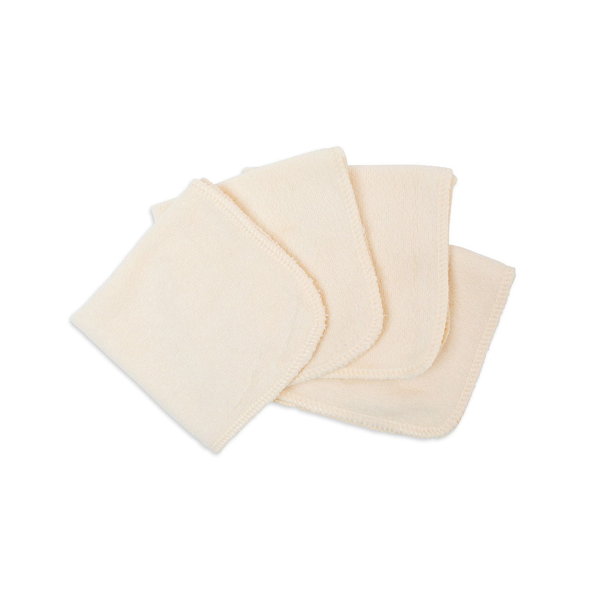 Lulujo Organic Cotton Facecloths (Pack of 4) - Little Lug