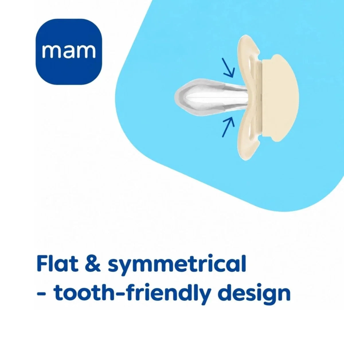 MAM Original Soother 0-6 months Pack of 2 - Blue