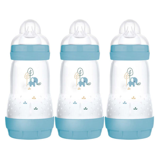 MAM Easy Start Bottles 260mls (Pack of 3) - Boy - Little Lug