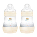 MAM Easy Start Colours Of Nature Bottles 160mls - Peach (Pack of 2) - Little Lug