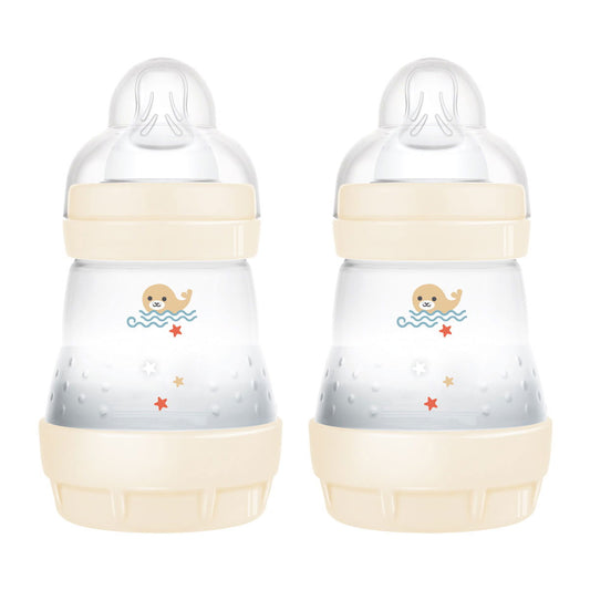 MAM Easy Start Colours Of Nature Bottles 160mls - Peach (Pack of 2) - Little Lug