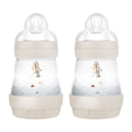 MAM Easy Start Colours Of Nature Bottles 160mls - Taupe (Pack of 2) - Little Lug