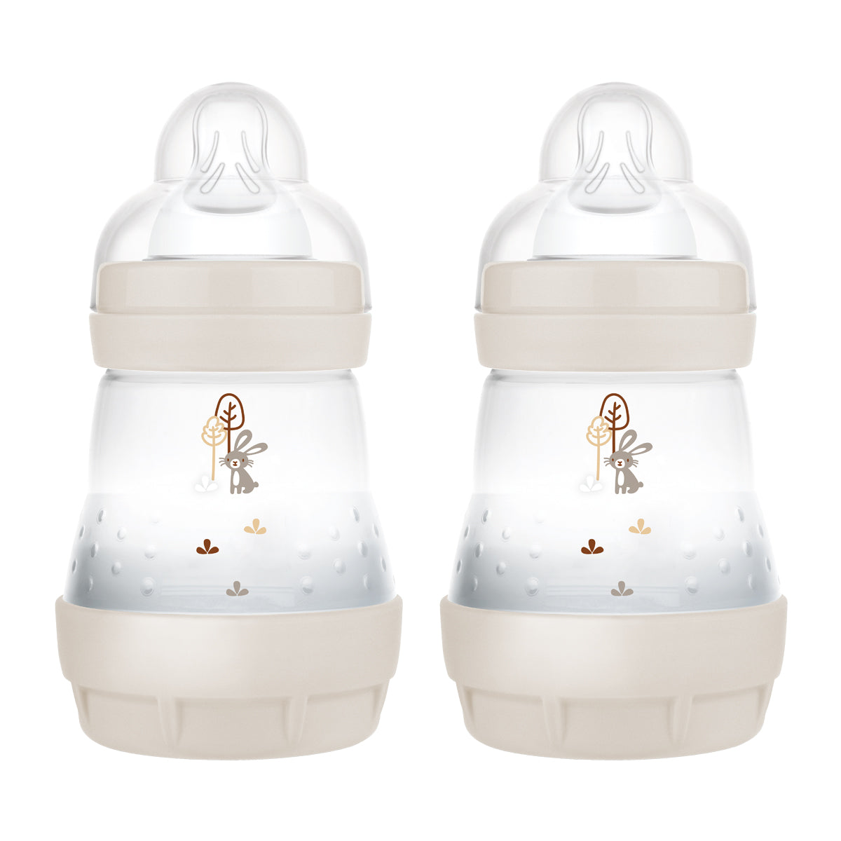 MAM Easy Start Colours Of Nature Bottles 160mls - Taupe (Pack of 2) - Little Lug