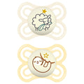 MAM Soother Perfect Night [2-6 Months] - Unisex (Pack of 2) - Little Lug