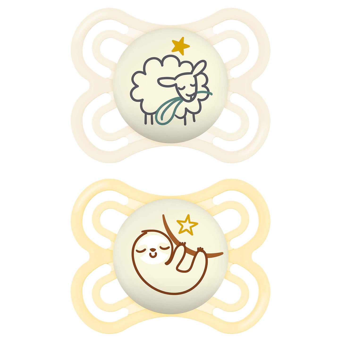MAM Soother Perfect Night [2-6 Months] - Unisex (Pack of 2) - Little Lug