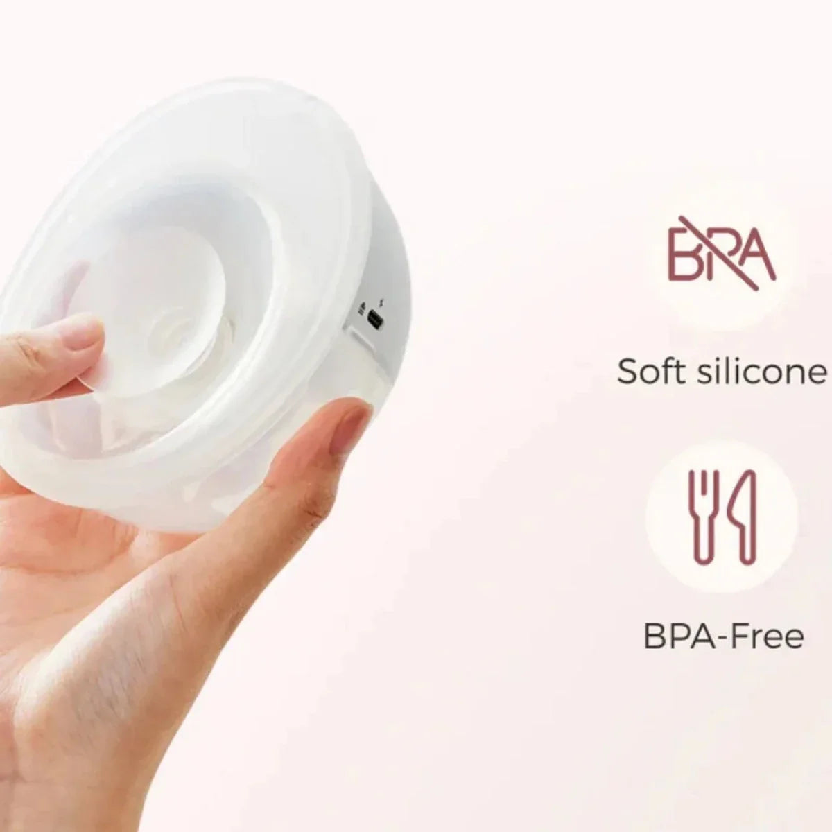 Momcozy M5 Smart Wearable Electric Breast Pump Double - Gray