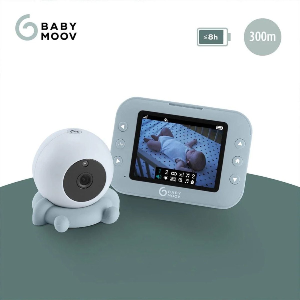 Babymoov Babyphone Yoo Roll Video Baby Monitor