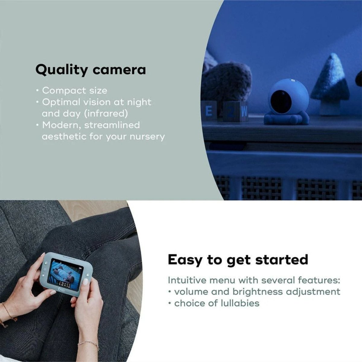 Babymoov Babyphone Yoo Roll Twin Bundle - 2 Camera