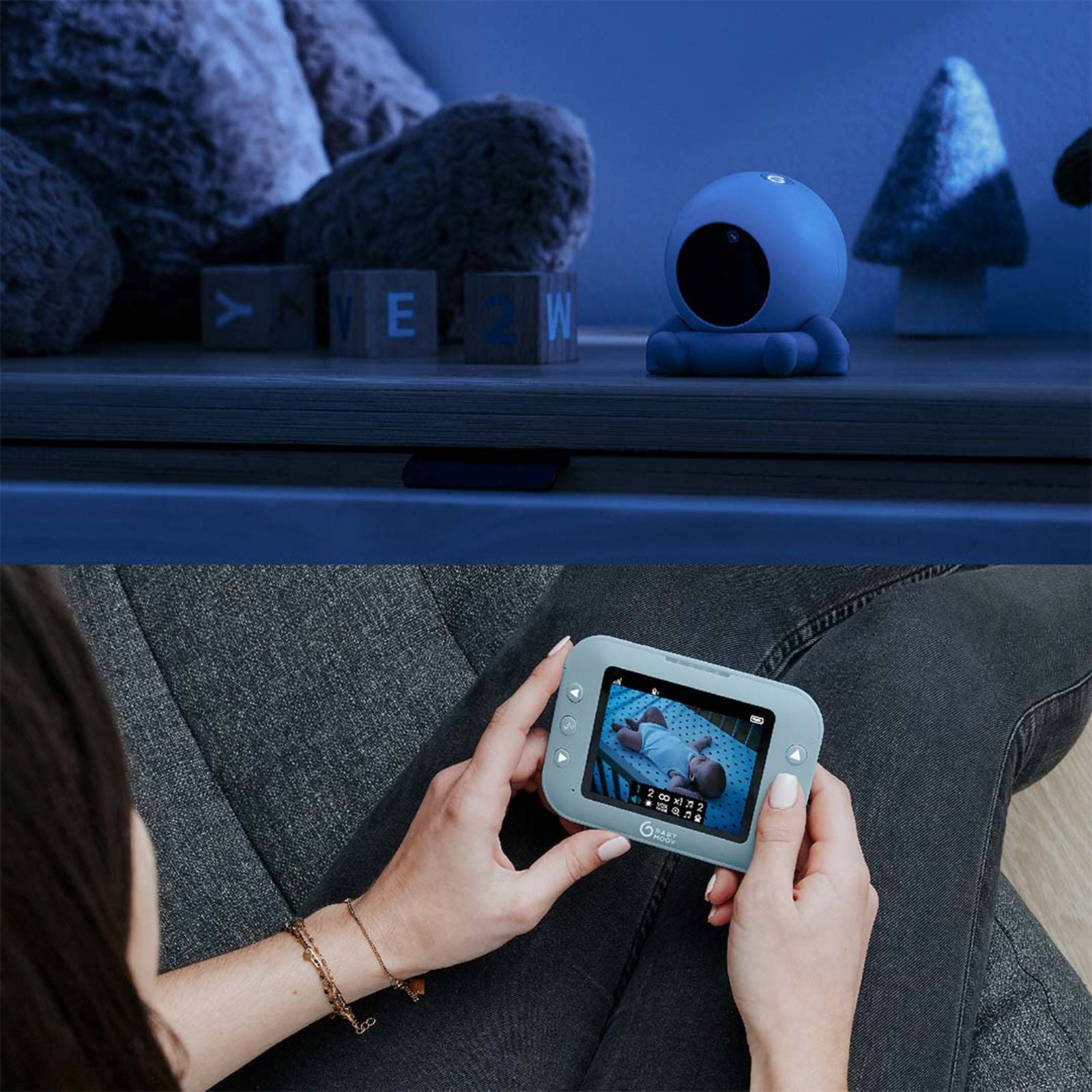Babymoov Babyphone Yoo Roll Twin Bundle - 2 Camera