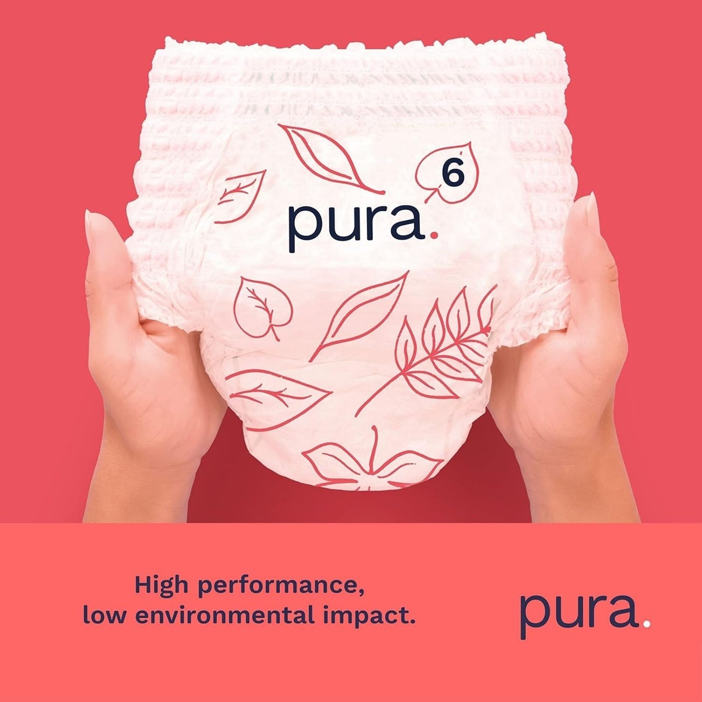 Pura Eco Nappy Pants Size 6 - 18 nappies