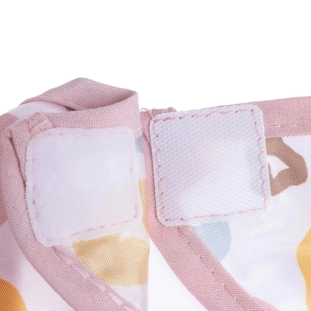 Messy Duck Long Sleeve Baby Coverall Bib - Leopard