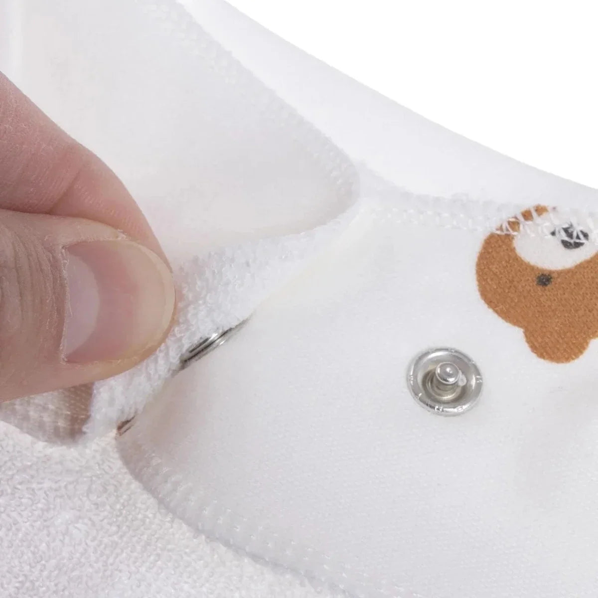 Messy Duck Cotton Bandana Bibs Pack of 3 - Teddy Bear