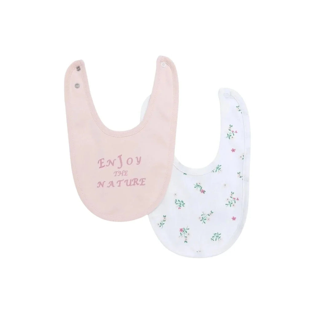 Messy Duck Printed Baby Bibs Pack of 2 - Floral