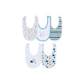 Messy Duck Printed Cotton Baby Bib Pack of 5 - Safari