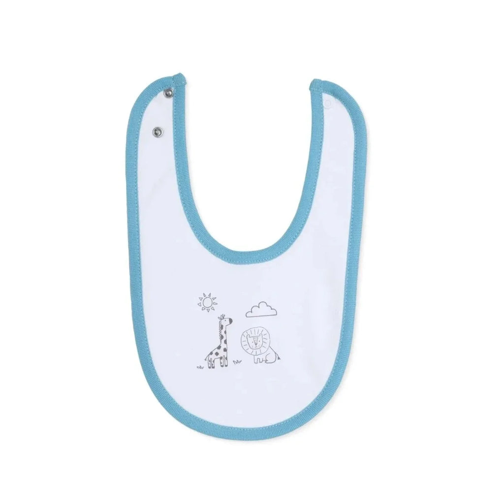 Messy Duck Printed Cotton Baby Bib Pack of 5 - Safari