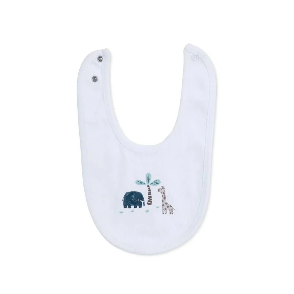 Messy Duck Printed Cotton Baby Bib Pack of 5 - Safari