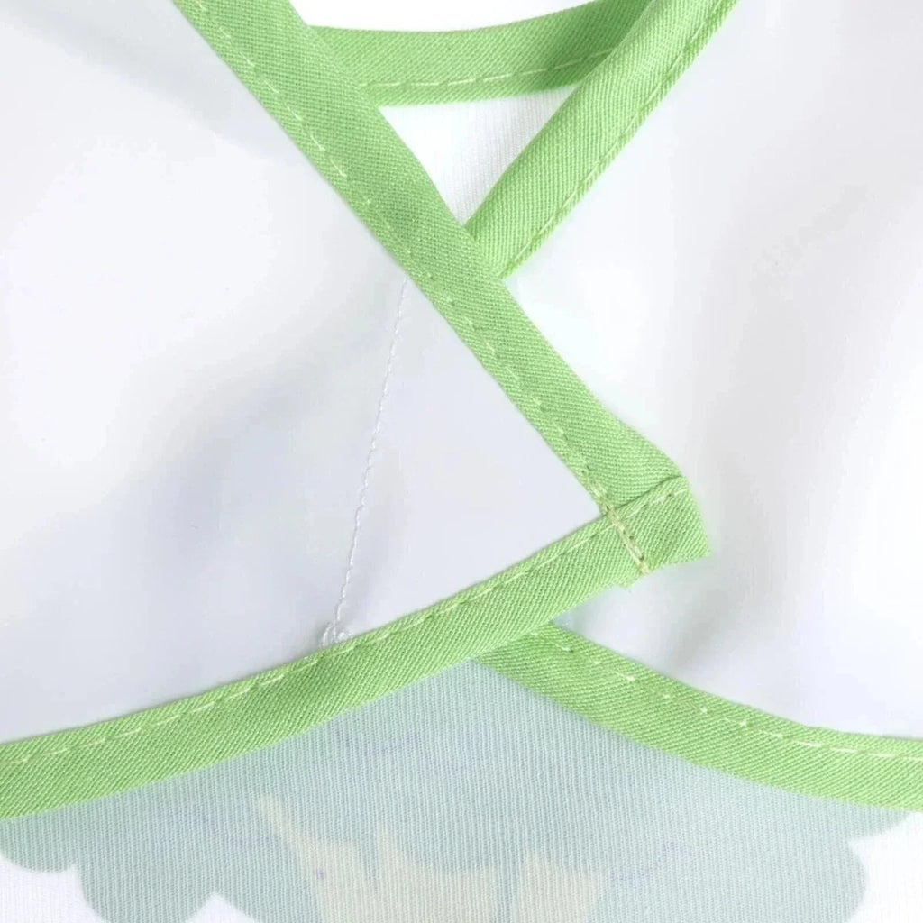 Messy Duck Wipe-Clean Short Sleeve Bib - Veggies