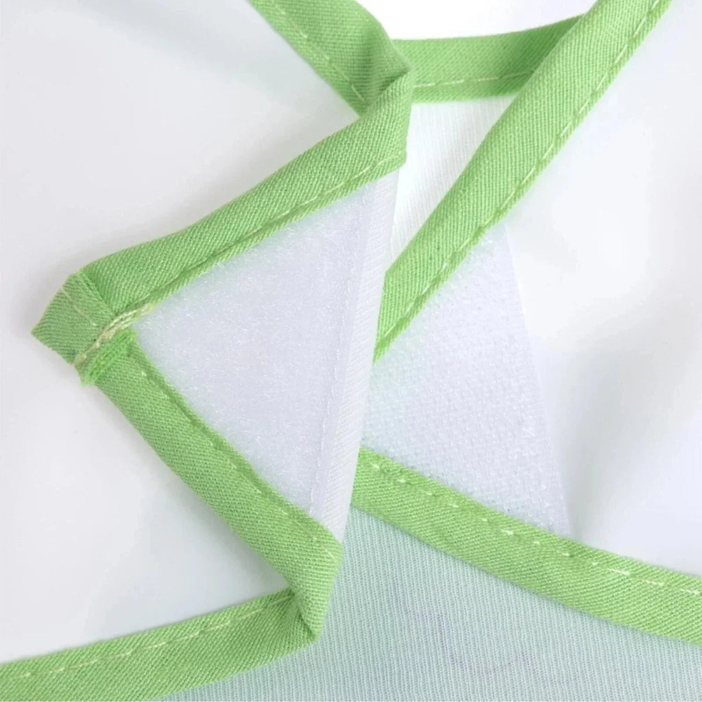 Messy Duck Wipe-Clean Short Sleeve Bib - Veggies