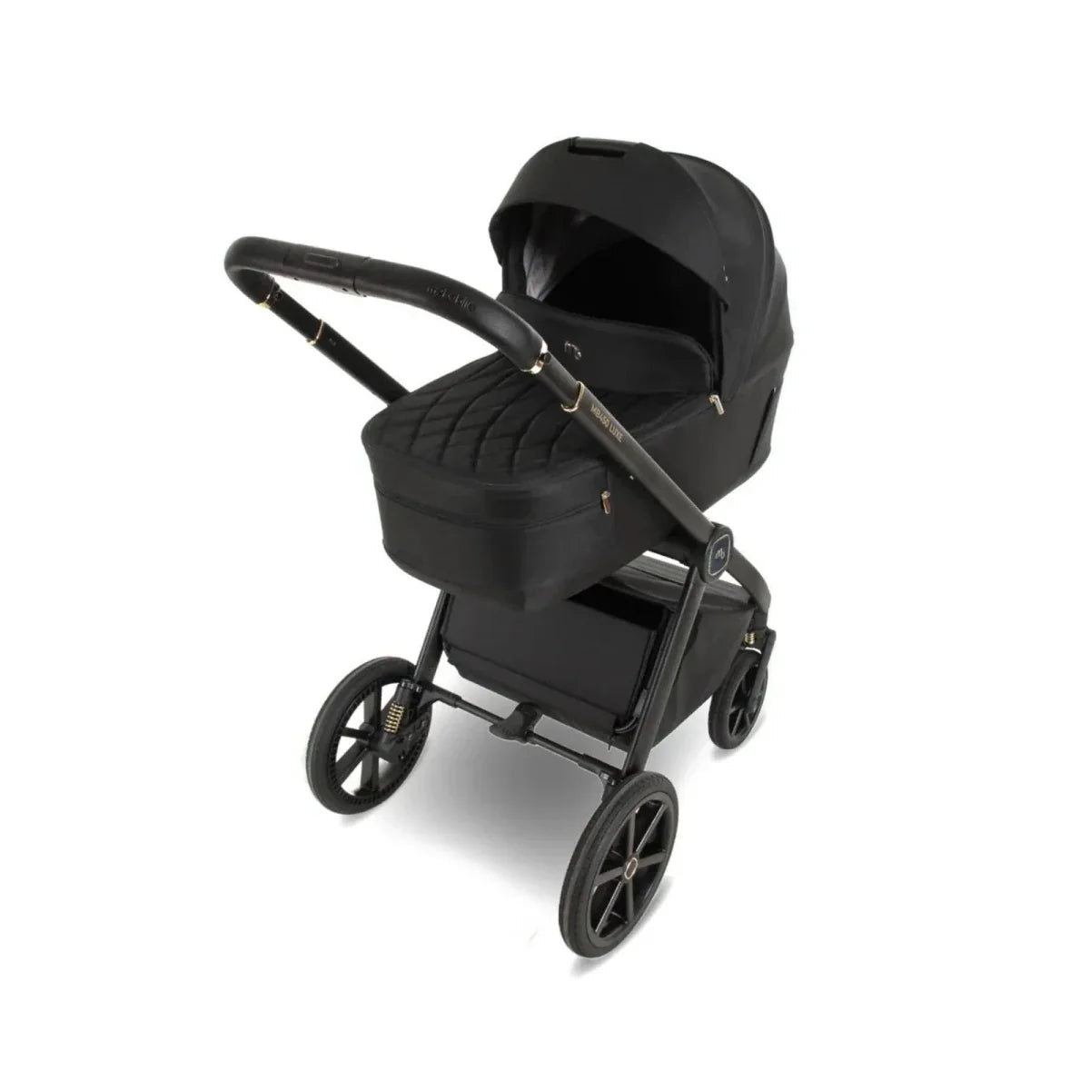 My Babiie MB450 Luxe 3-in-1 Travel System with Rotating Car Seat,Base & Toddler Seat - Black