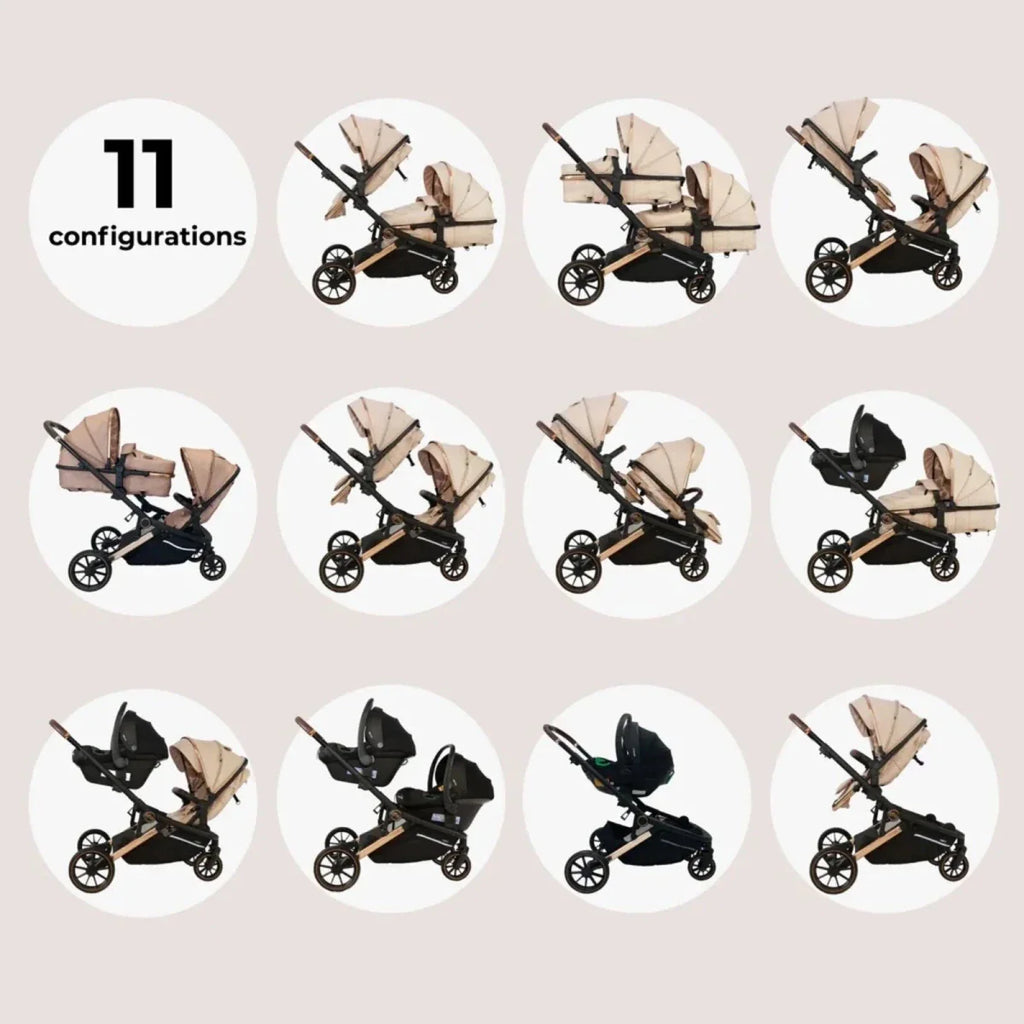 My Babiie MB33 Tandem Pushchair - Giraffe