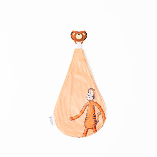 Matchstick Monkey All-In-1 Soother & Comforter (Tiger) - Little Lug