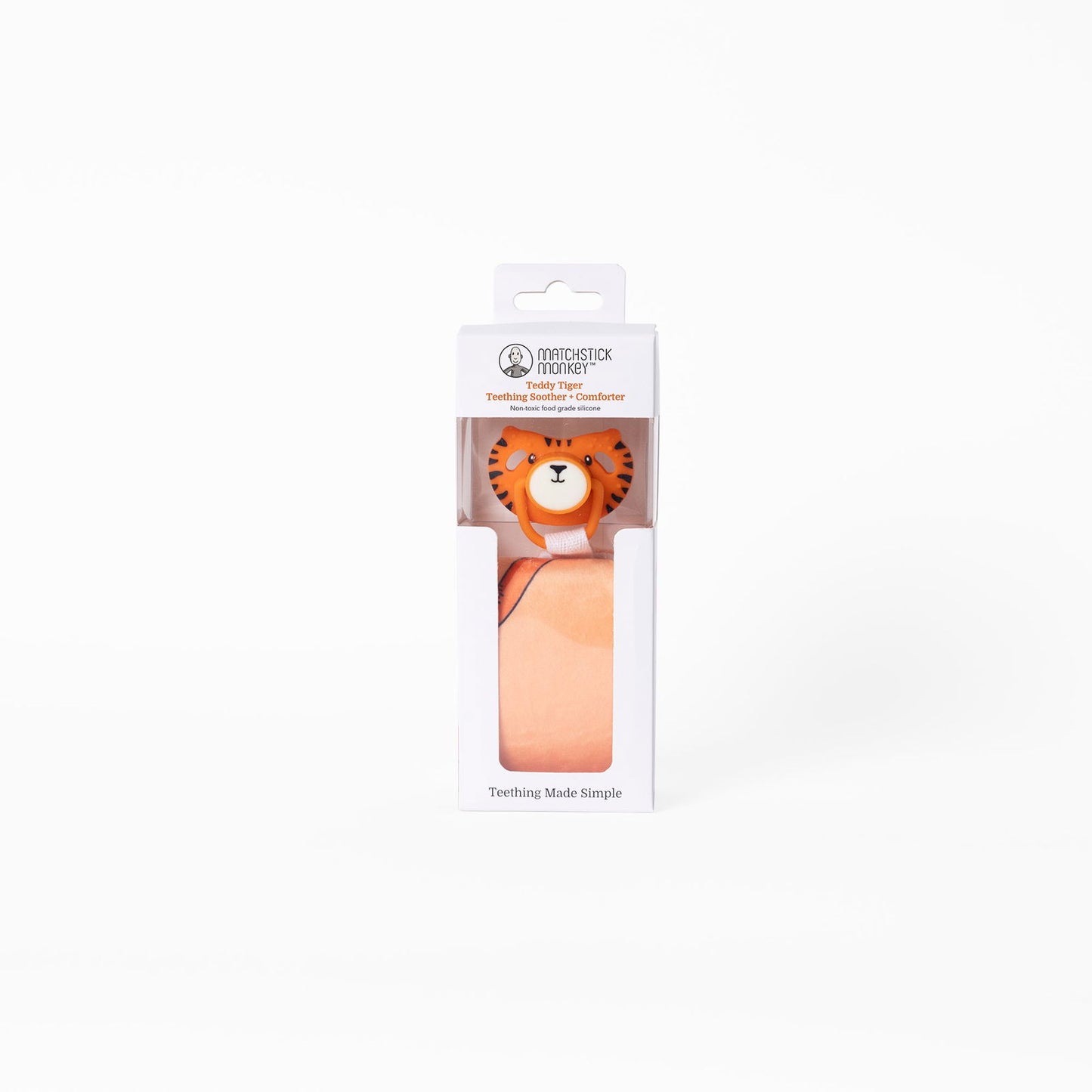 Matchstick Monkey All-In-1 Soother & Comforter (Tiger) - Little Lug